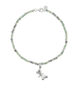 Pulsera Mujer Plata 925 Alegria Libélula Hilo Multicolor